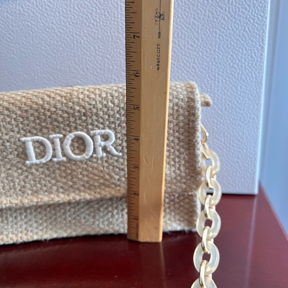 Dior Beauty raffia clutch or shoulder bag, excellent condition, with gift box - Picture 3 of 15